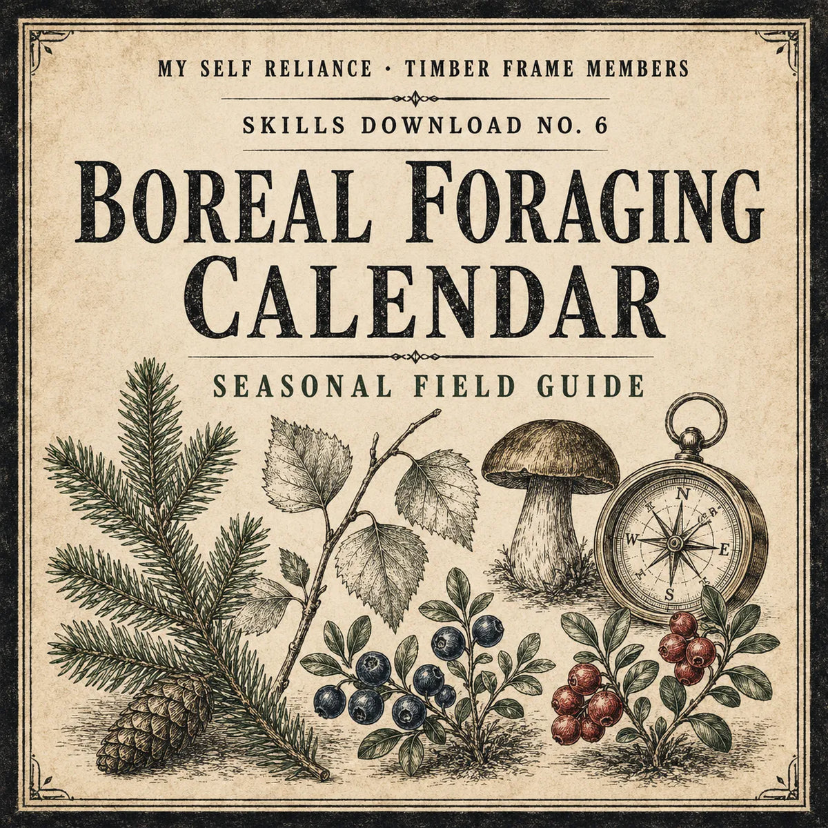 Boreal Foraging Calendar