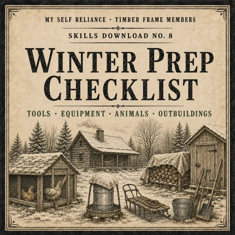Winter Prep Checklist