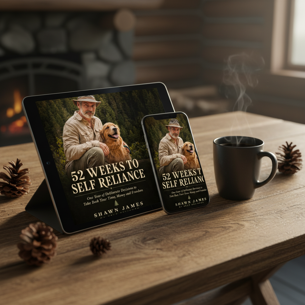 52 Weeks to Self-Reliance device mockup