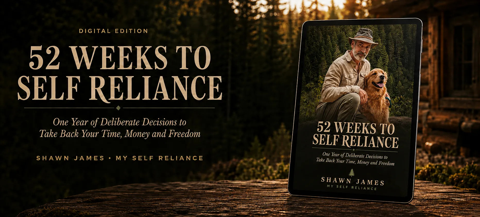 52 Weeks to Self-Reliance: One Year of Deliberate Decisions to Take Back Your Time, Money, and Freedom