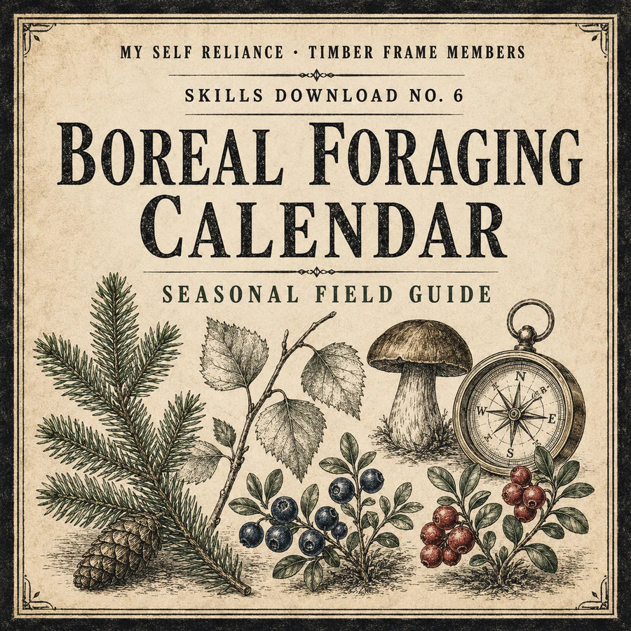Boreal Foraging Calendar