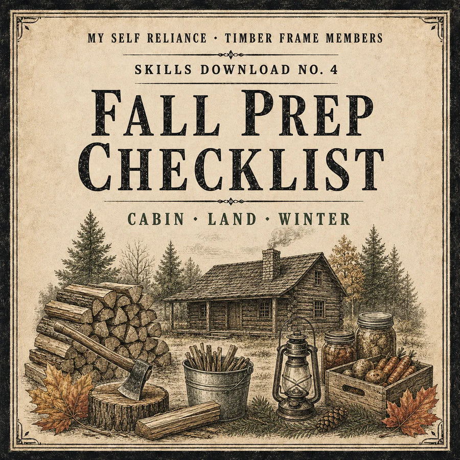 Fall Prep Checklist