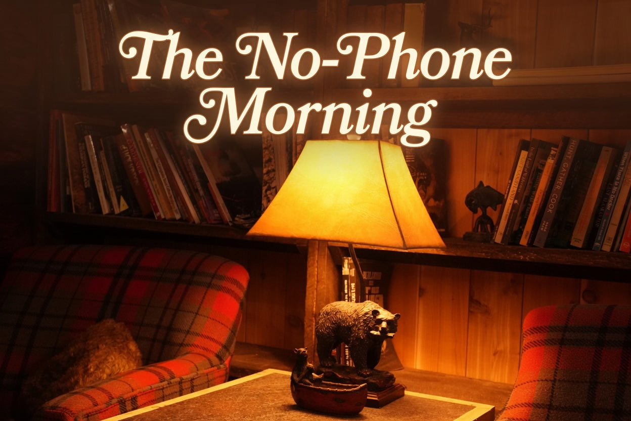 The No-Phone Morning One hour before the world starts. What to do with it.